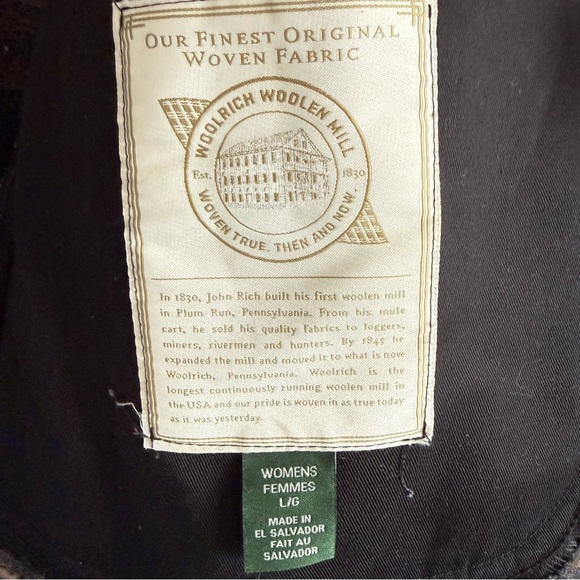 Woolrich Gray and Brown Patterned Utility Jacket - Picture 8 of 11